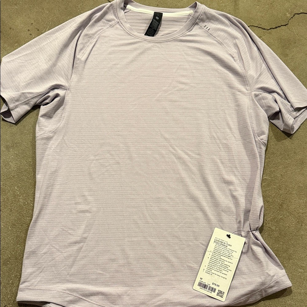 NWT Lululemon Men's License To Train Purple Athletic Shirt